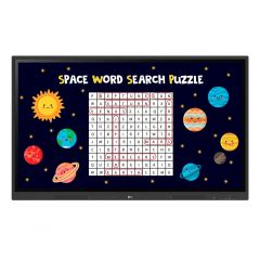 Monitor Touch Interativa LG 55", 4K, 40 Pontos, Android 13, Lousa Interativa HDMI/VGA/USB-C/USB/RJ45/Áudio - 55TR3DK-BM