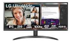 Monitor Lg 29" Fhd Ips Ultrawide 100hz 1ms 29wq500b-b.awzm